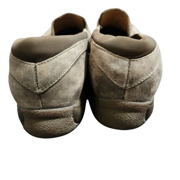 Dansko Kim Shoes Size 39 8.5 9 Brown Nubuck Slip On Distressed - Picture 7 of 10